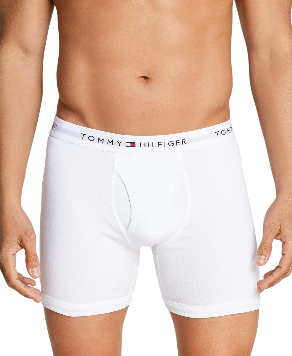 Tommy Hilfiger Mens Underwear S / White Cotton Boxer