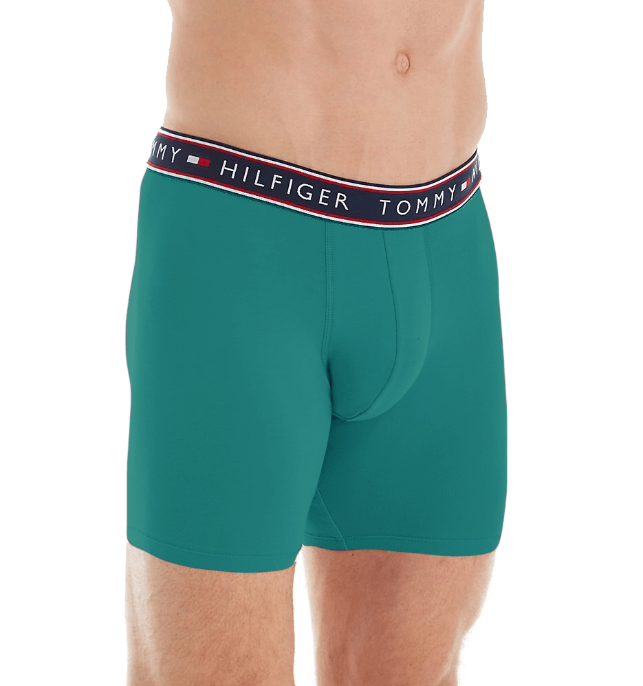 Tommy Hilfiger Mens Underwear XL / Teal Everyday Micro Boxer