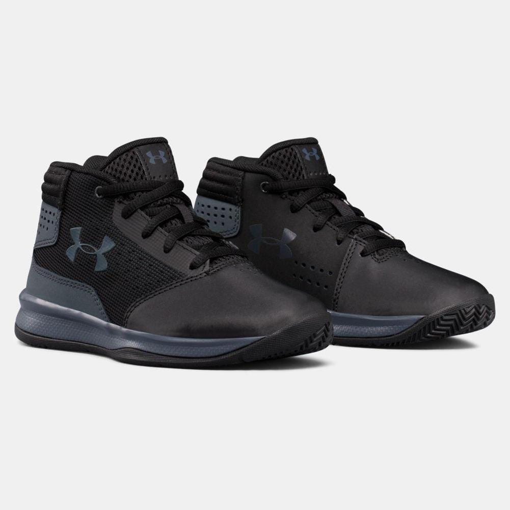 UNDER ARMOUR Kids Shoes 29.5 / Black/Grey BGS Jet 2017 Sneakers