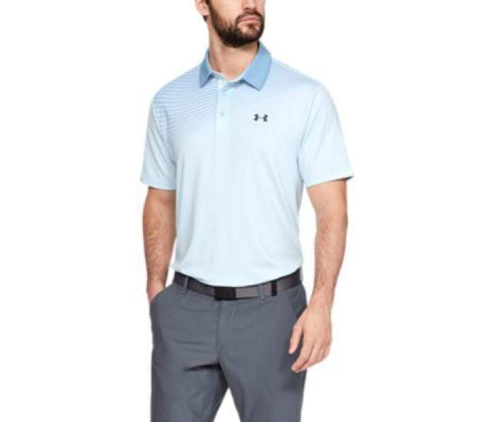 UNDER ARMOUR Mens Tops Small / Medium / Blue Playoff Polo