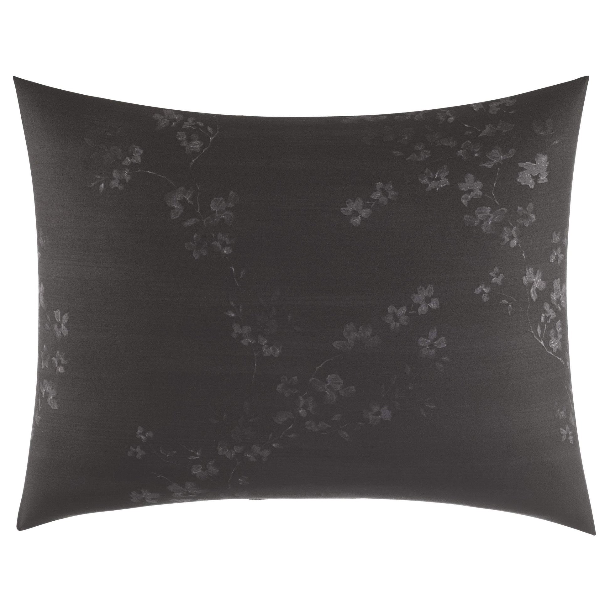 Vera Wang Comforter/Quilt/Duvet Queen / Black/Grey Comforter Set - 3 Pieces