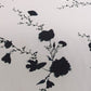 Vera Wang Comforter/Quilt/Duvet Queen - 224cm  x  234cm / Black\White Ink Wash Floral Duvet Cover - 1 Piece