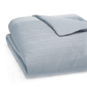 Vera Wang Comforter/Quilt/Duvet Full/Queen / Medium Blue Vera Wang - Corrugated Texture Duvet Cover