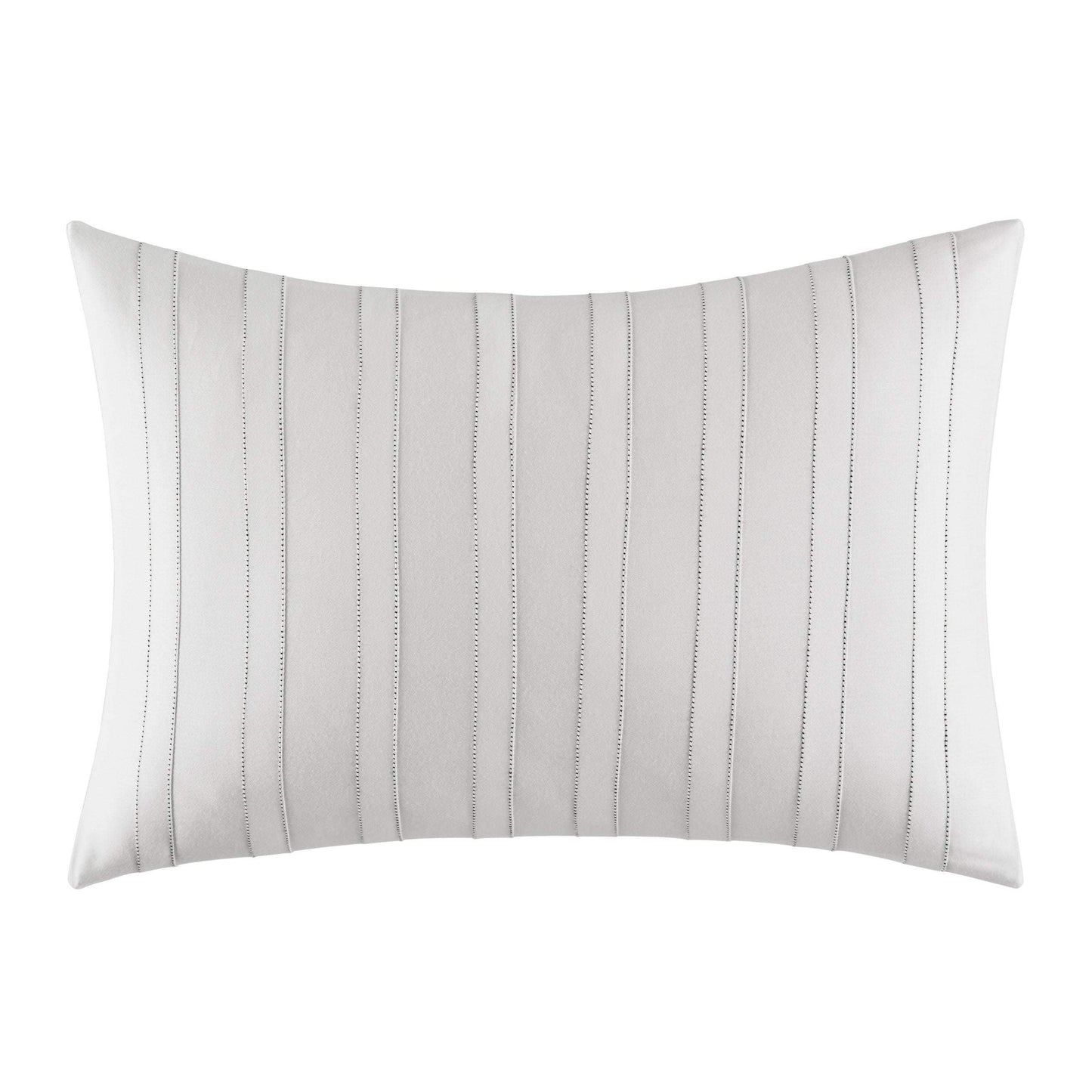 Vera Wang Pillows Mirrored Square Striped Seams Throw Pillow
