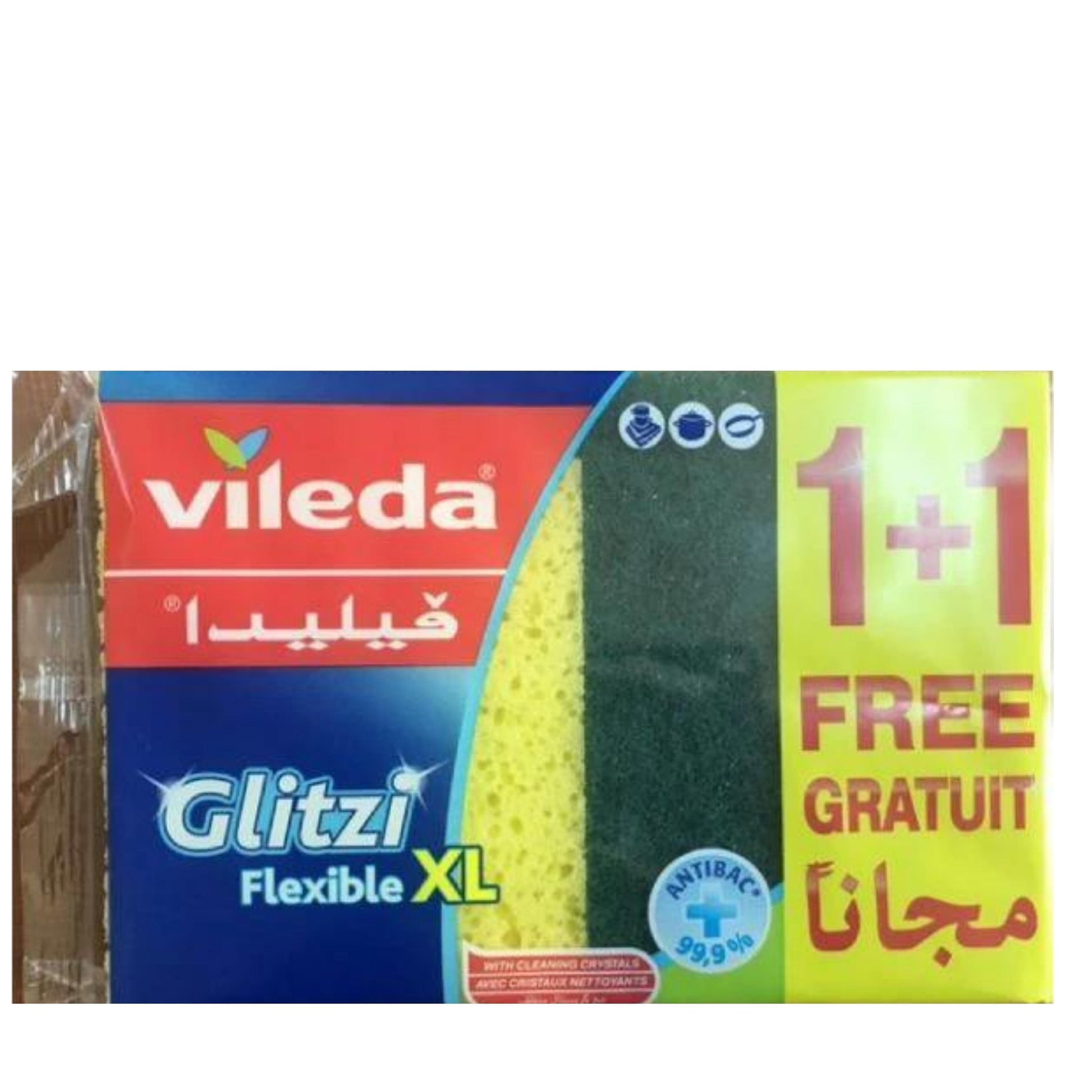 VILEDA Cleaning & Household VILEDA - SC Glitzi Flexible XL 1+1 @SP