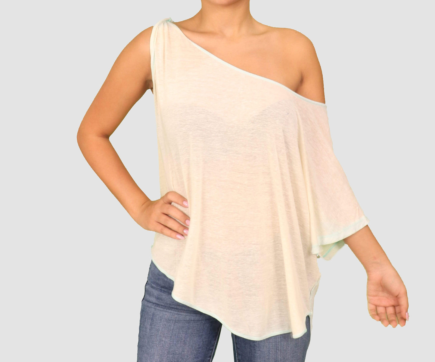 We The Free Womens Tops Small / Cream WE THE FREE -  Off Shoulder Top