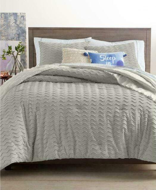 Whim Comforter/Quilt/Duvet Twin/Twin XL / Grey Whim - Twin Comforter and Sham Set