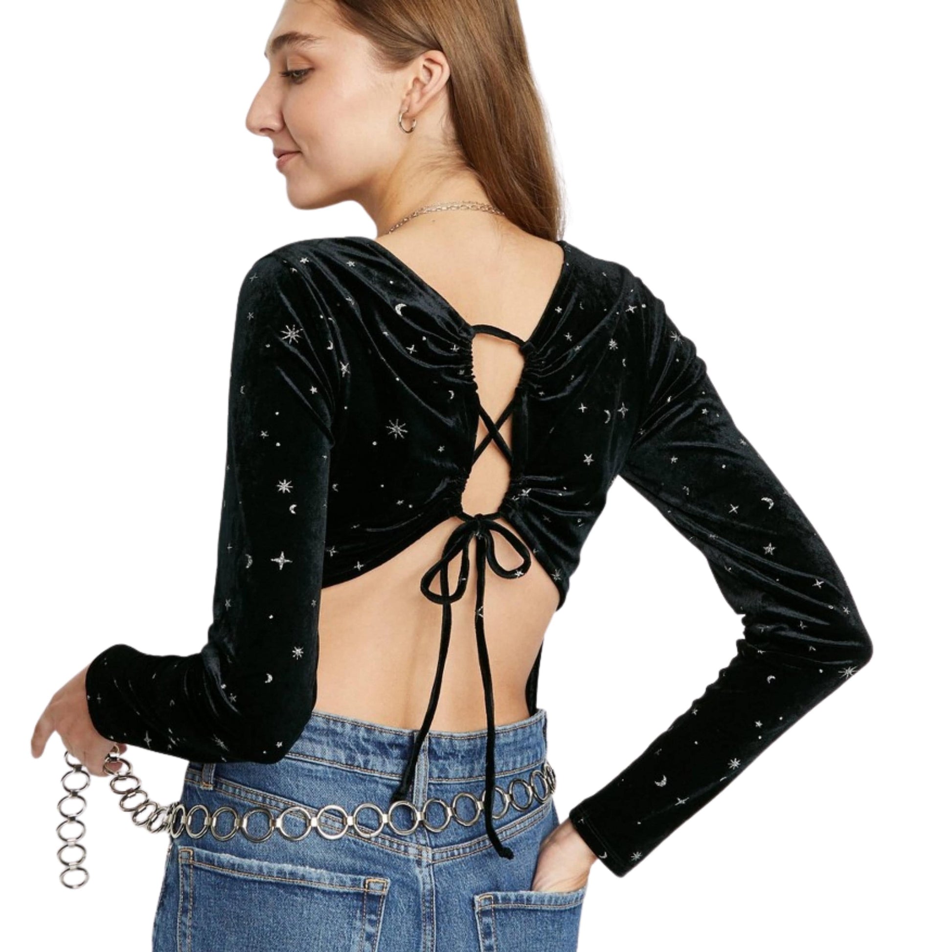 WILD FABLE - Open Back Lace-up Bodysuit – Beyond Marketplace