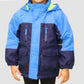 WONDER KIDS Baby Boy 3 Years / Navy/ Blue/ Neon Green Hooded Winter Jacket