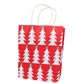 WONDERSHOP Christmas Decoration 19.69cm x 12.07cm x24.77cm / Red WONDERSHOP - Gift Bag Christmas  Tree Printed