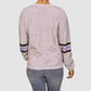 WOUND UP Womens Tops Large / Grey Long Sleeve Top