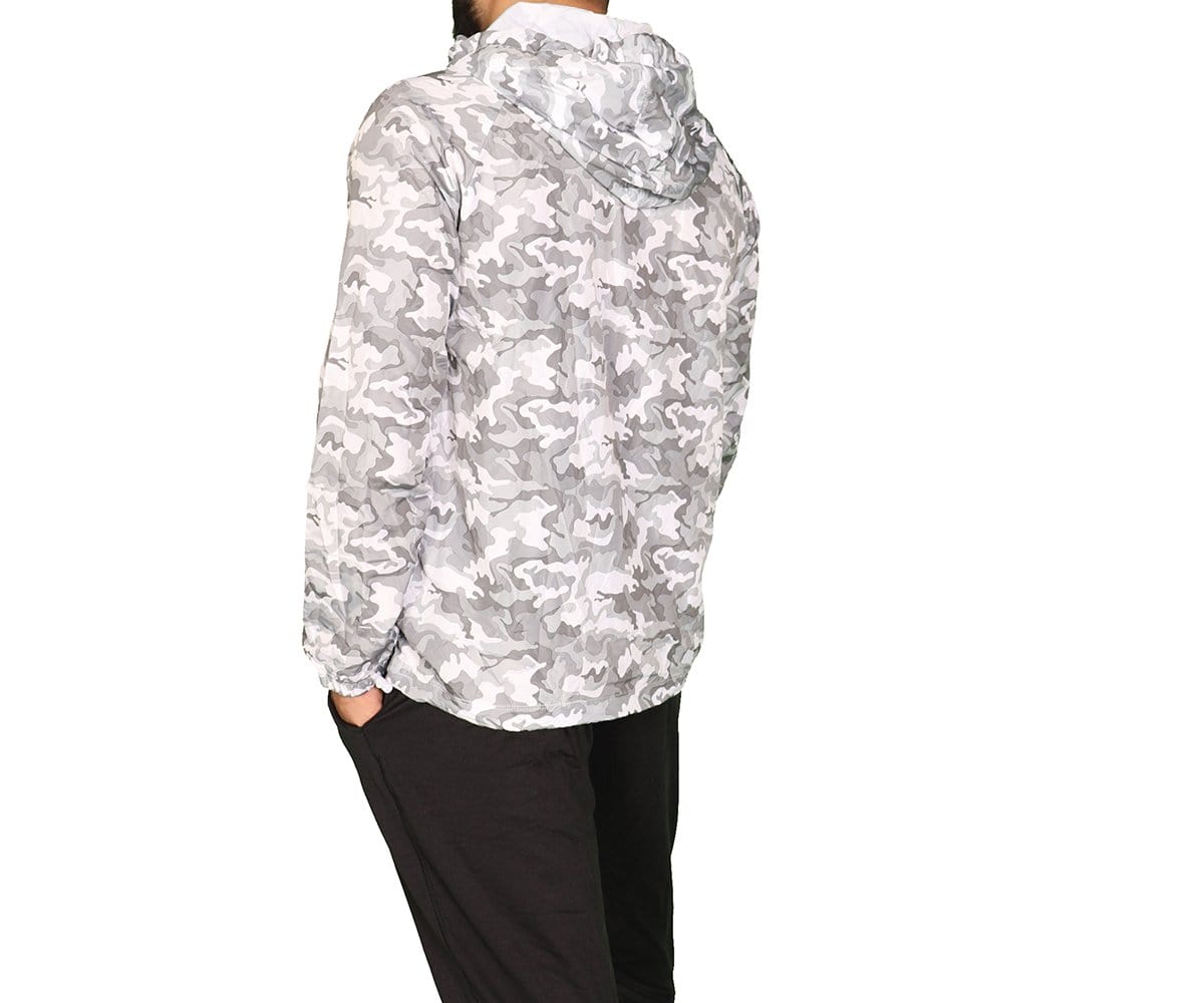 XERSION Mens sports Small / White - Grey XERSION - Loose Fit Camouflage Top