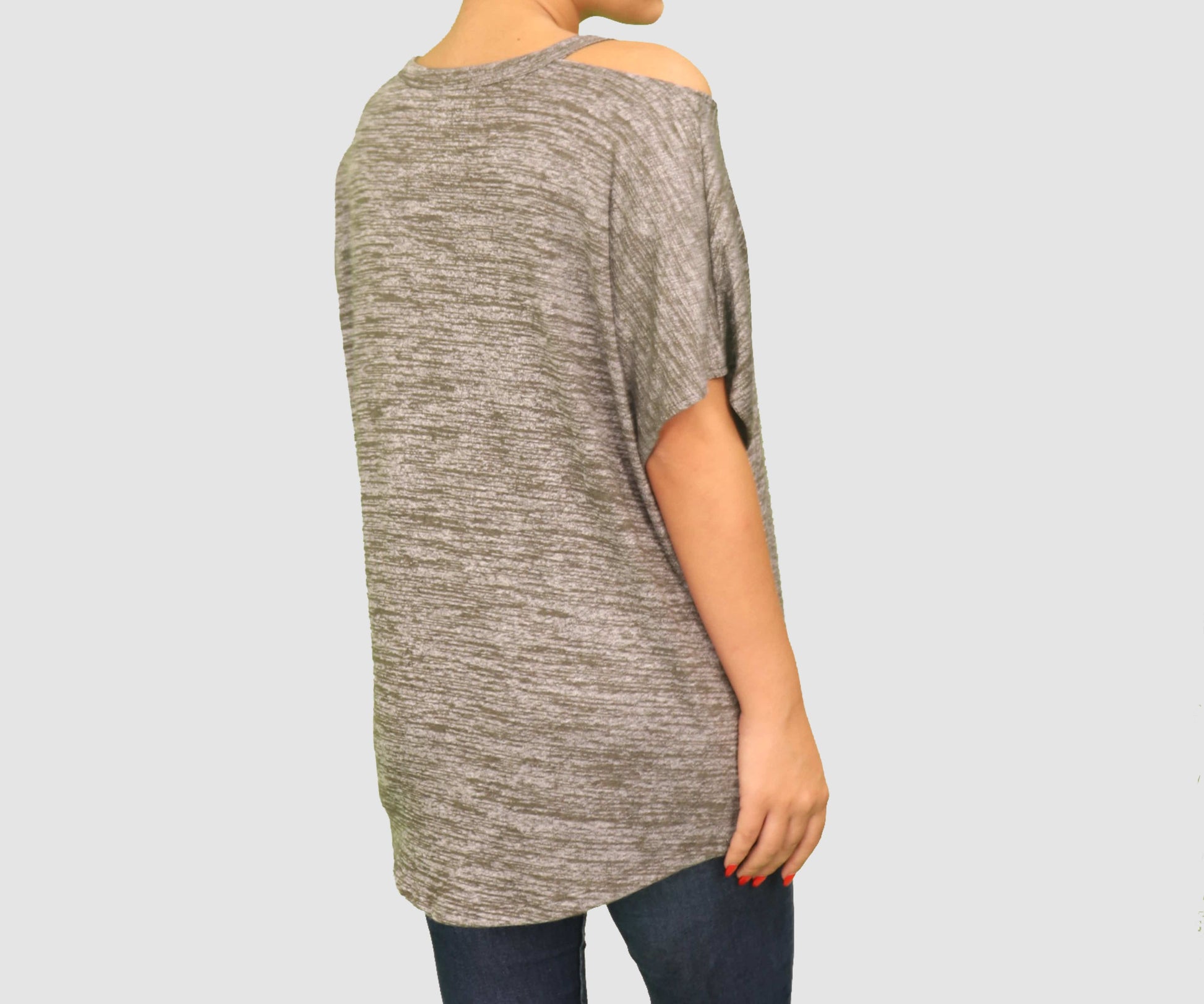 Xersion Womens Tops Small / Olive/ Grey Short Sleeve Top